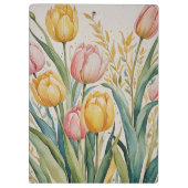 Tulip Reverie Klemmbrett (Rückseite)