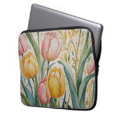 Tulip Reverie Laptopschutzhülle (Vorderseite Links)