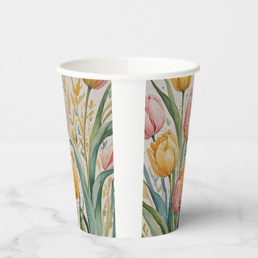 Tulip Reverie Pappbecher (Links)