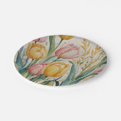 Tulip Reverie Pappteller (Schrägansicht)