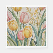 Tulip Reverie Serviette (Vorderseite)
