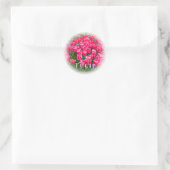 Tulip Runder Aufkleber (Tasche)
