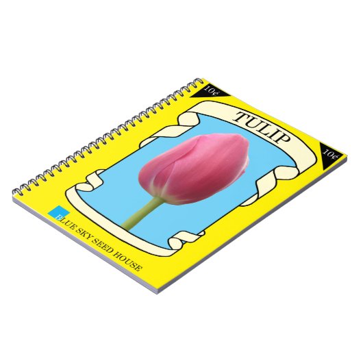 Tulip Seed Packet Notizblock (Linke Seite)