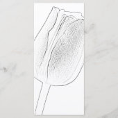 Tulip Sketch Frühjahrsprogramm Programm (Vorderseite)