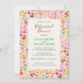 Tulip Sommerliche Blume Probe Abendessen Einladung (Vorderseite)