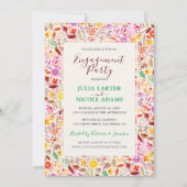 Tulip Sommerliche Blume Probe Abendessen Einladung (Vorderseite)