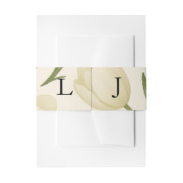 Tulip Sonata Wedding Invitation Belly Band