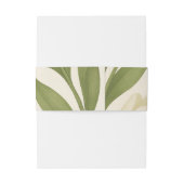 Tulip Sonata Wedding Invitation Belly Band (Rückseitenbeispiel)