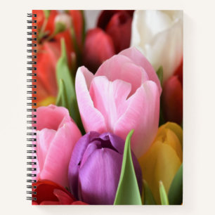 Tulip Spiral Notebook Notizblock