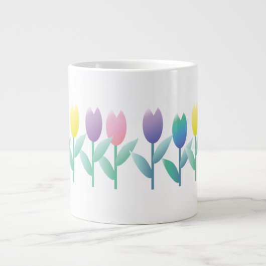 Tulip Spring Tulips Neue Zuhause Jumbo Tasse (Vorderseite)