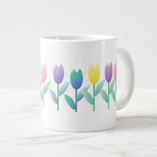 Tulip Spring Tulips New Zuhause Jumbo Tasse