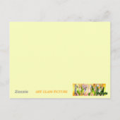 Tulip Square Danke Post Card Postkarte (Rückseite)