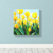 Tulip Stretched Leinwand Wall Decke (Insitu (Holzboden))