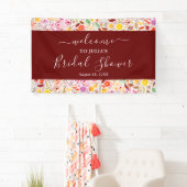 Tulip Summer Blume Brautparty Banner (Insitu)