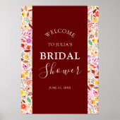 Tulip Summer Blume Brautparty Poster (Vorne)