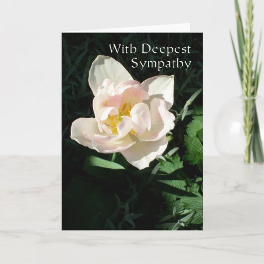 'Tulip' Sympathiekarte Karte (Vorderseite)