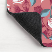 Tulip Symphony: Blumenmuster Mousepad (Ecke)