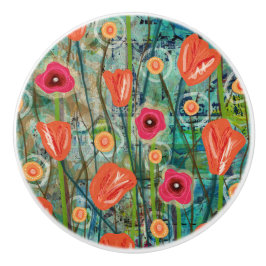 Tulip Tango - Natur Inspiriert Blumenmuseum - Keramikknauf