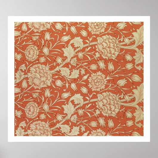 Tulip Tapete Design, 1875 Poster (Vorne)