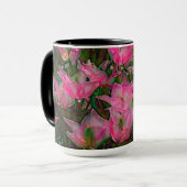 Tulip-Tasse mit offenen dunkelrosa Tulips Tasse (Vorderseite Links)