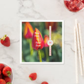 Tulip Textured Garden Serviette (Beispiel)