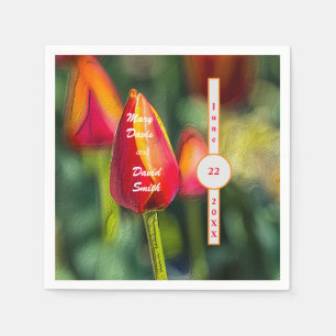 Tulip Textured Garden Serviette