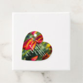 Tulip Textured Garden Wedding Geschenkanhänger (Beispiel)