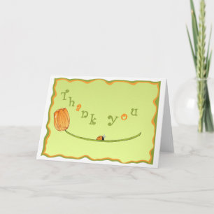 Tulip Thank You Card Dankeskarte