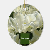 Tulip the white keramik ornament (Links)