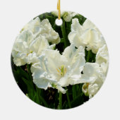 Tulip the white keramik ornament (Hinten)