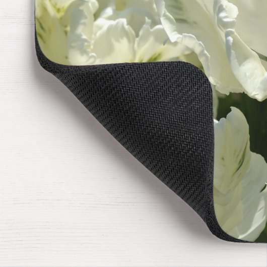 Tulip the white mousepad (Ecke)