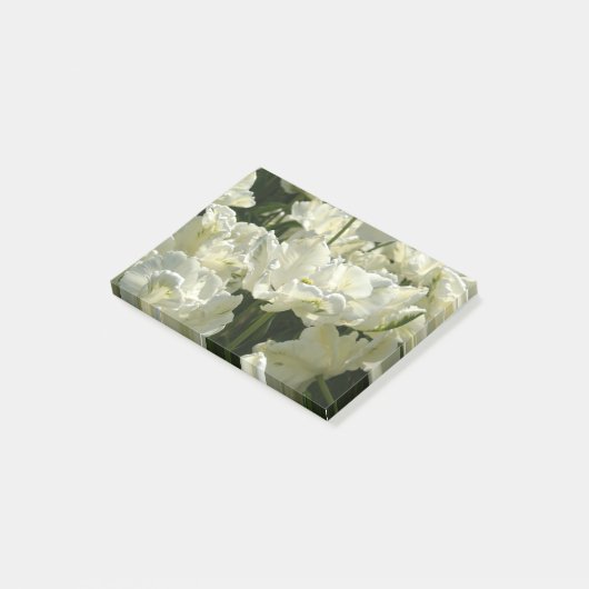 Tulip the white post-it klebezettel (angewinkelt)