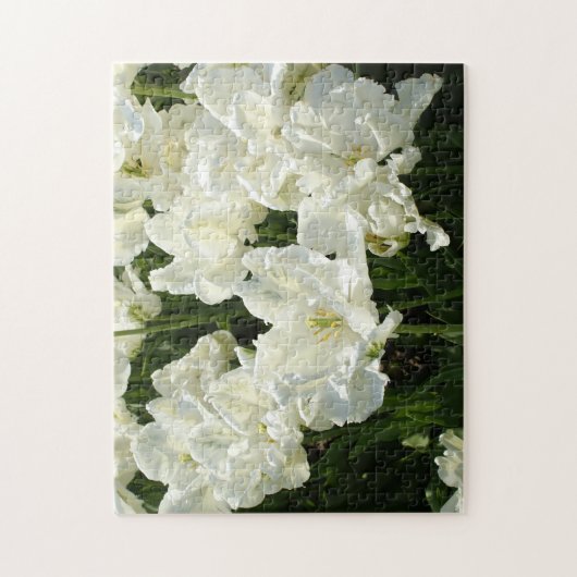Tulip the white puzzle (Vertikal)