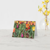 Tulip Time-Mitteilungskarten Karte (Gelbe Blume)