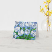 Tulip Tranquility Note Card Karte (Gelbe Blume)