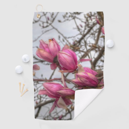 Tulip Tree Blossoms Golfhandtuch (Insitu)