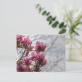 Tulip Tree Blossoms Postkarte (Stehend Vorderseite)