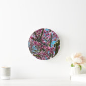 Tulip Tree Runde Wanduhr (Zuhause)