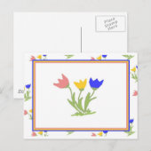 Tulip-Trio Postkarte (Vorne/Hinten)