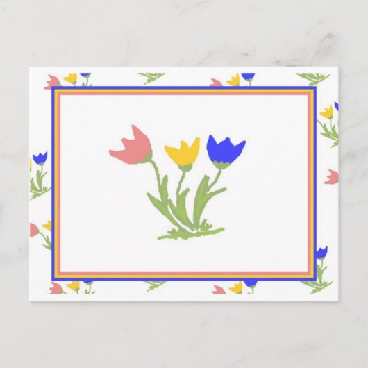 Tulip-Trio Postkarte (Vorderseite)