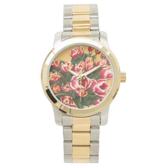 Tulip Two Tone Bracelet Watch Armbanduhr (Vorderseite)