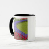 Tulip und Grape Hyacinth und daffodischer Garten, Tasse (Vorderseite Links)