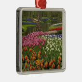 Tulip und Hyazinth Garten, Keukenhof Gardens, Ornament Aus Metall (Rechts)