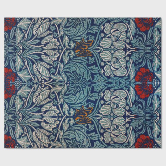 Tulip und Rose, William Morris Geschenkpapier (Flach)