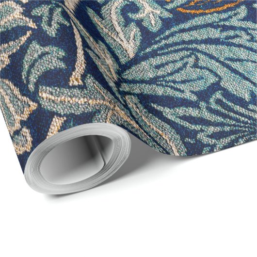 Tulip und Rose, William Morris Geschenkpapier (Rolleneckpunkt)