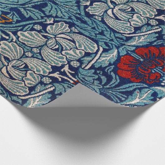 Tulip und Rose, William Morris Geschenkpapier (Ecke)