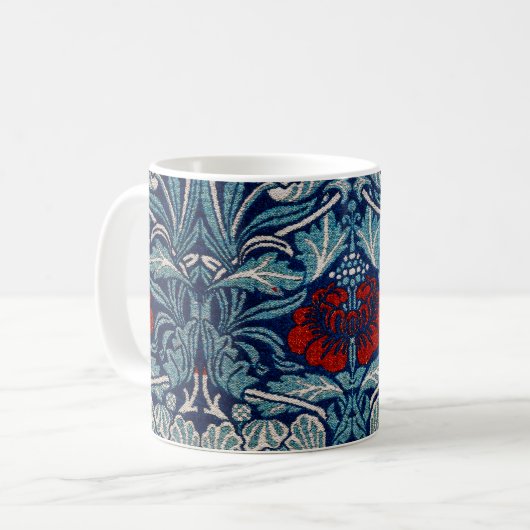 Tulip und Rose, William Morris Kaffeetasse (Vorderseite Links)