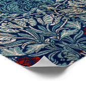 Tulip und Rose, William Morris Poster (Ecke)