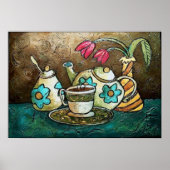 Tulip und Tee II Poster (Vorne)