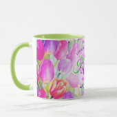 Tulip Wasserfarbenfloral mit dem Namen Valentinsta Tasse (Links)
